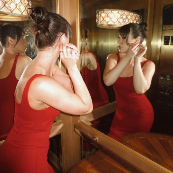 Parallel Apparel Scarlet Do Me Right Dress Size Large - Picture 10 of 10